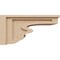 Ekena Millwork 10"W x 20"D x 10"H Wide Highland Rough Cedar Woodgrain TimberThane Corbel, Primed Tan CORUR10X20X10HLDRCPR - alternate 3